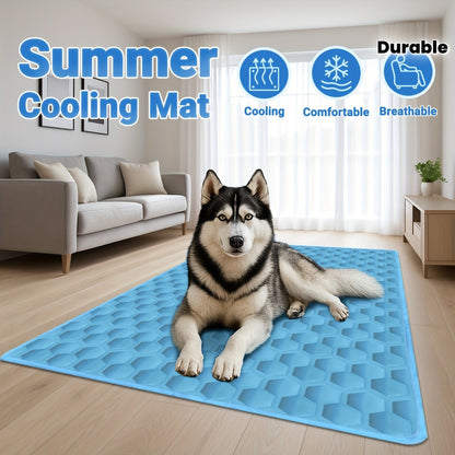Popular Cross-Border Pet Cooling Mat, Cold-Sensing Heat-Relief Mat For Cats, Ice Silk Mat For Dogs, Summer Pet Supplies